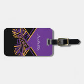 紫、金ゴールド、黒 ラゲッジタグ (正面横)