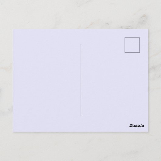 紫 – 青のハンガリーはっきりしたの刺繍 – 名前の日 ポストカード (裏面)