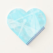 紫、青、アクアドラゴンフライカスタム雑誌 ノートブック (裏面)