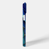 紫、青、水色、および金ゴールド Case-Mate iPhoneケース (裏面 / 右)