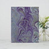 紫、青、緑の霜降り紙 (スタンド正面)