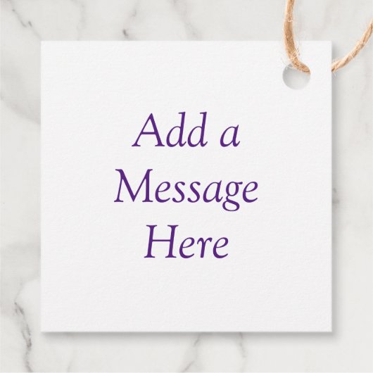 紫、青、金ゴールド、ティール(緑がかった色)の渦巻き フェイバータグ (裏面)