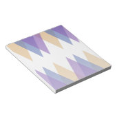 紫、青、黄色の三角形 ノートパッド (アングル)