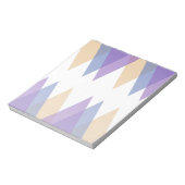 紫、青、黄色の三角形 ノートパッド (回転)