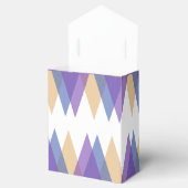 紫、青、黄色の三角形 フェイバーボックス (オープン)