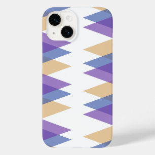 紫、青、黄色の三角形 Case-Mate iPhone 14ケース