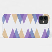 紫、青、黄色の三角形 Case-Mate iPhoneケース (裏面(横))
