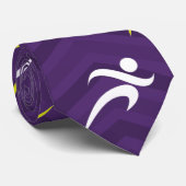 紫、黄金、白、シボ走ロン ネクタイ (ロール)