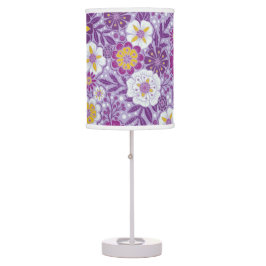 紫、黄、マゼンタのフローラ