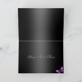 紫/黒の蝶サンキューカード サンキューカード (内部)