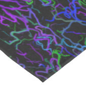 紫、黒、青の抽象芸術 テーブルクロス (アングル)