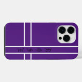 紫iPhone 14 Pro最大ケース iPhoneケース (裏面横)