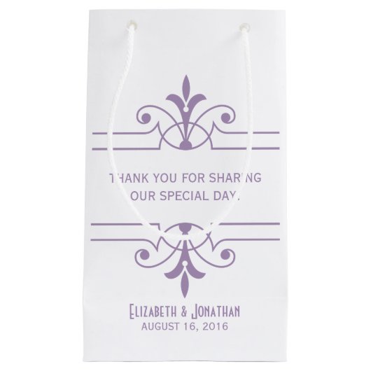 紫v2装飾ファンシー抱き枕 スモールペーパーバッグ (正面)