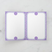 紫W1カー空白のド サンキューカード (内部)