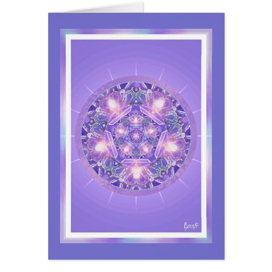 紫W1誕生日カード (正面)