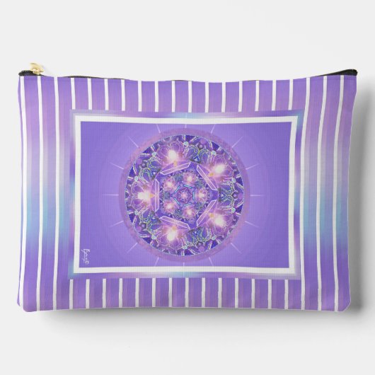 紫W1 アクセサリーポーチ (正面)