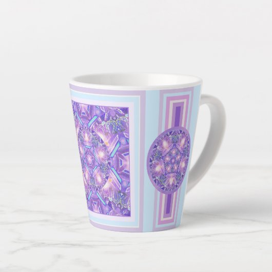 紫W1 カフェラテマグ (右アングル)