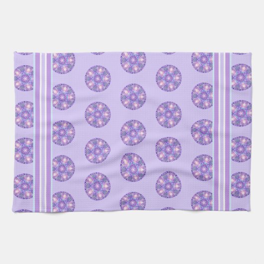 紫W1 キッチンタオル (横)