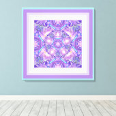 紫W1 キャンバスプリント (インサイチュ (ウッドフロア))