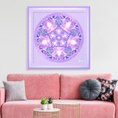 紫W1 キャンバスプリント (インサイチュ (リビング))