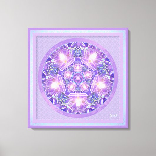 紫W1 キャンバスプリント (正面)