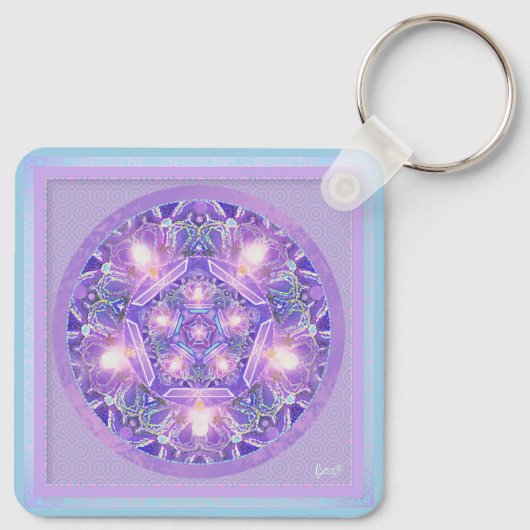 紫W1 キーホルダー (裏面)