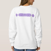 紫W1 スウェットシャツ (裏面)