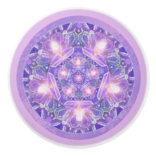 紫W1 セラミックノブ (正面)