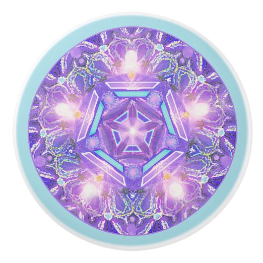 紫W1 セラミックノブ (正面)