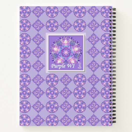 紫W1 ノートブック (裏面)