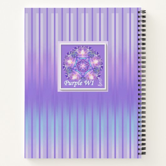 紫W1 ノートブック (裏面)