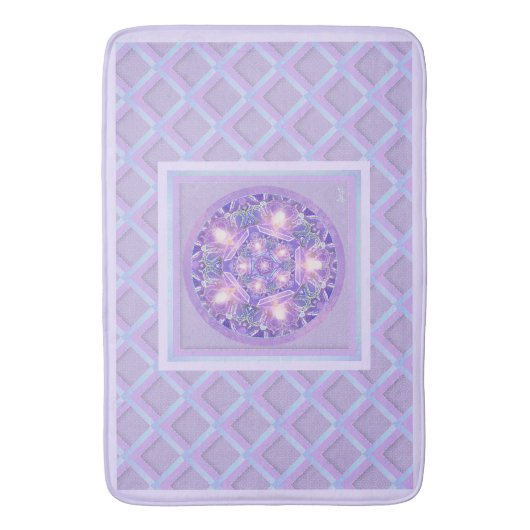 紫W1 バスマット (正面縦)