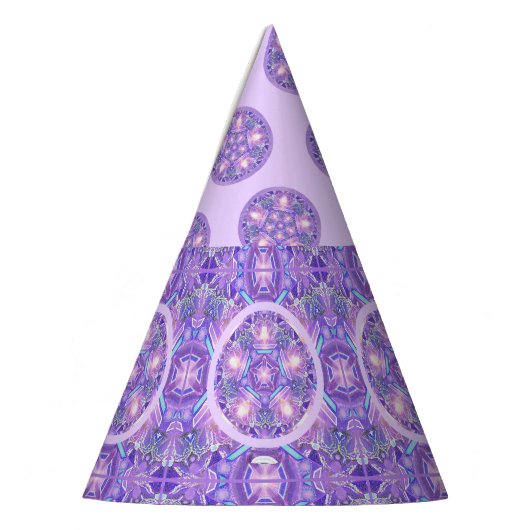 紫W1 パーティーハット (左)