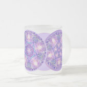 紫W1 フロストグラスマグカップ (正面右)