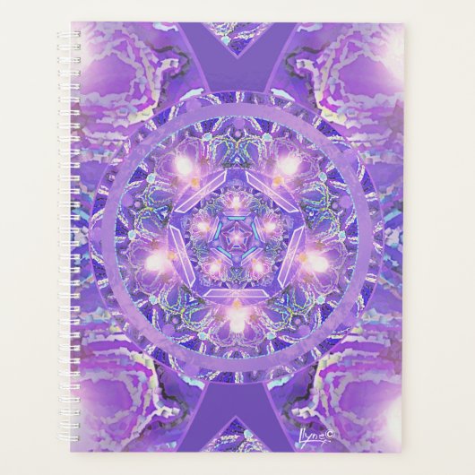 紫W1 プランナー手帳 (正面)