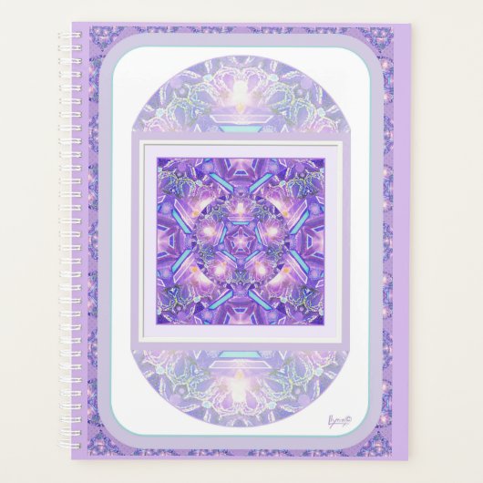 紫W1 プランナー手帳 (正面)