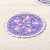 紫W1 ペーパーコースター (アングル)