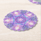 紫W1 ペーパーコースター (アングル)