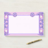 紫W1 ポストイット (デスク)