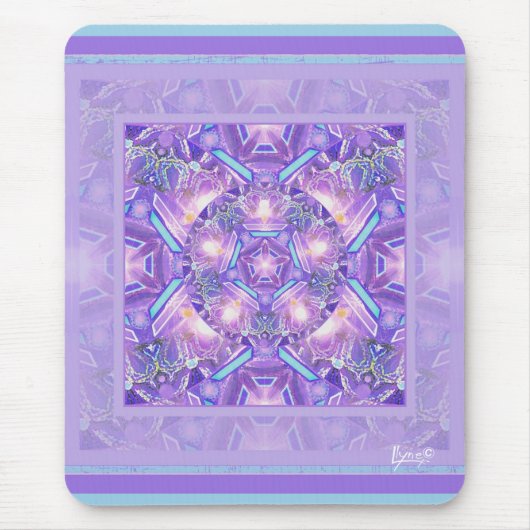 紫W1 マウスパッド (正面)