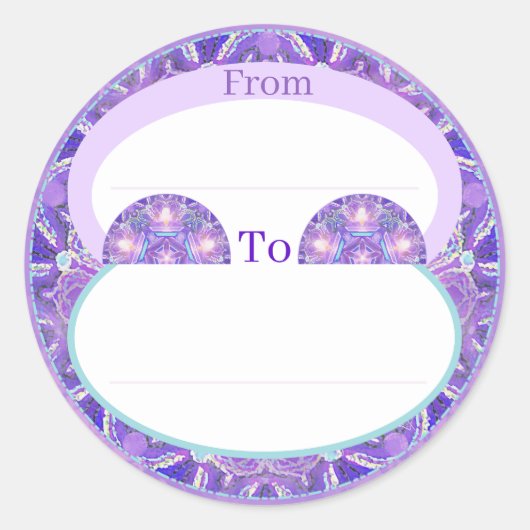 紫W1 ラウンドシール (正面)