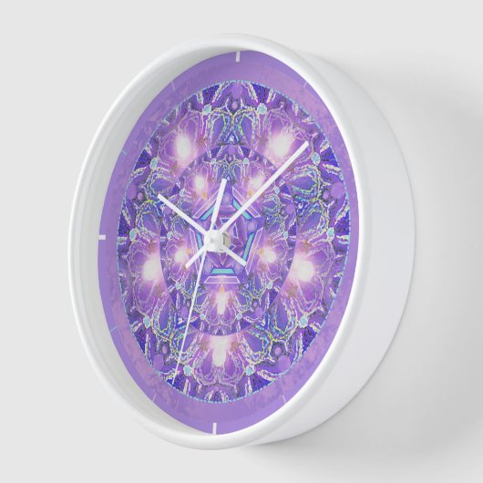 紫W1 壁時計 (傾斜)
