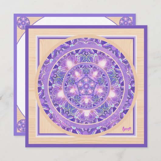 紫W1 案内状 (正面/裏面)