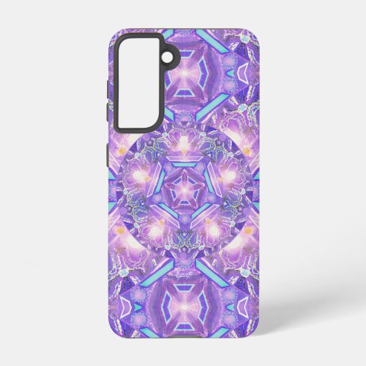 紫w1 samsung galaxyケース (裏面)