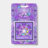 紫W2の幸運 バッジ (裏面)