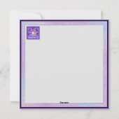 紫W2カー空白のド シーズンカード (裏面)