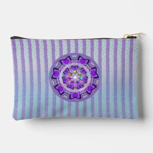 紫W2 アクセサリーポーチ (裏面)