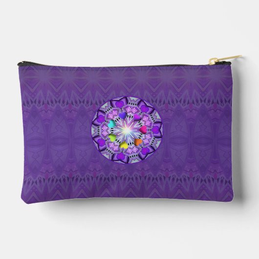 紫W2 アクセサリーポーチ (裏面)