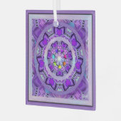 紫W2 ガラスオーナメント (正面左)