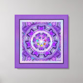 紫W2 キャンバスプリント (正面)